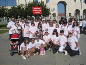 Team Barrister at the 17th Annual Revlon Run/Walk