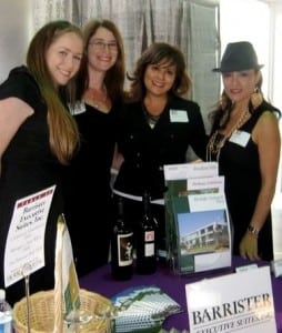 From left: Suite Managers Kerri Linda Morales and Sharon Northrup, Receptionist Pauline Steinberg and Chamber Volunteer Mercy Alpert